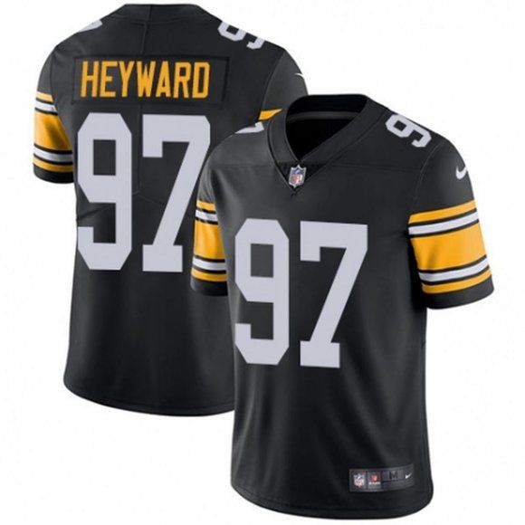 Men Pittsburgh Steelers #97 Cameron Heyward Nike Black Limited NFL Jersey